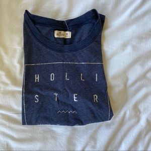 dark blue hollister tee